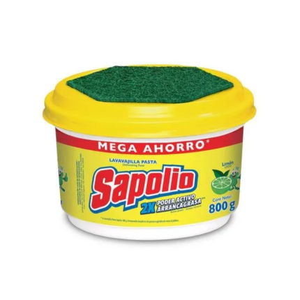 Lavavajilla en pasta Sapolio Limón 800gr